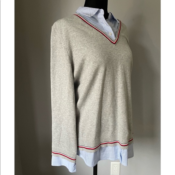 Tommy Hilfiger Collared Knit Sweater (L) - Picture 2 of 12